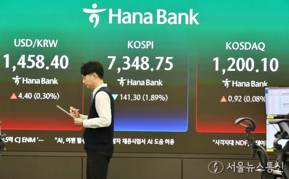 하락하며 출발한 코스피