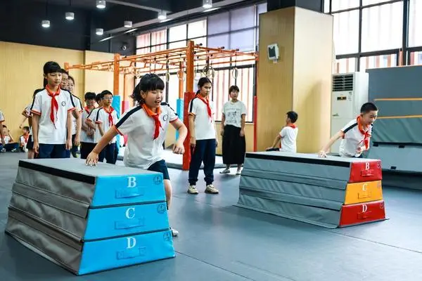 [사진] 中 저장 닝보, 특색 체육 수업으로 체력 '쑥쑥'