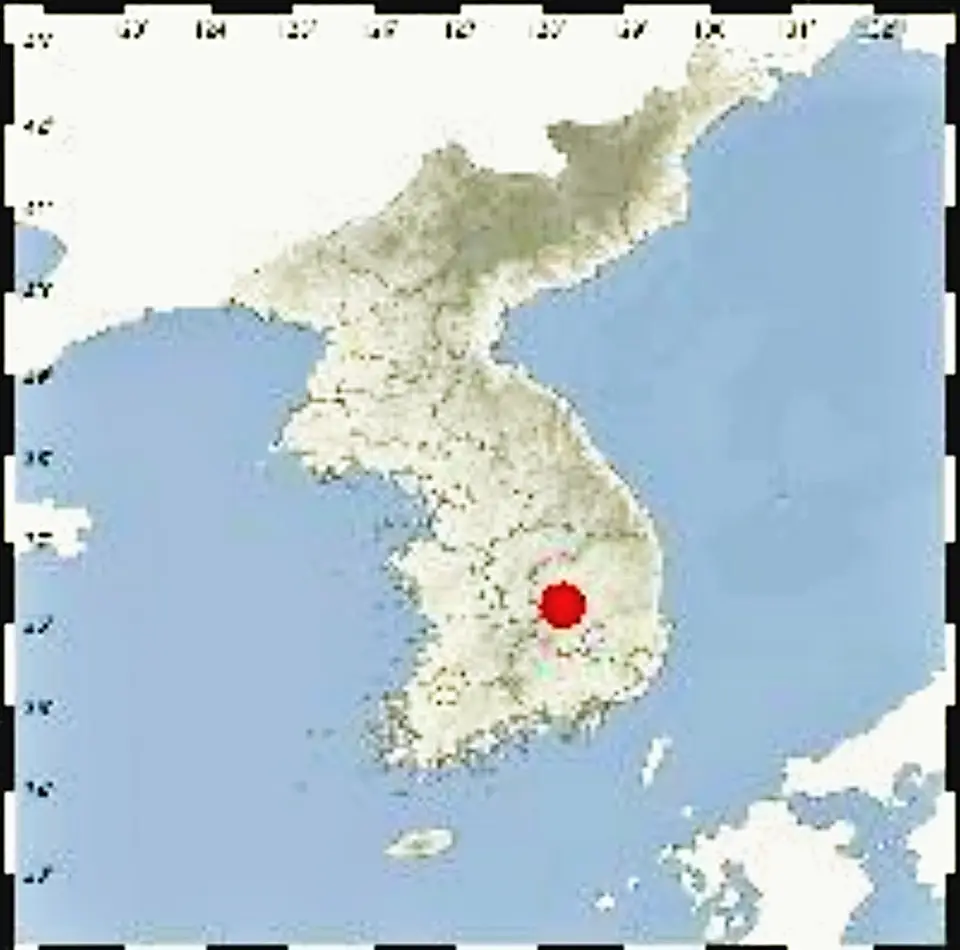 김천 규모 2.1 지진 발생…기상청 "인근 지역 진동 느낄 수 있어"