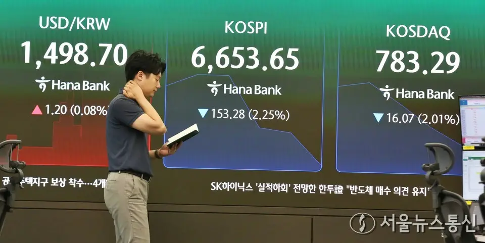 코스피·코스닥, 장 초반 하락세