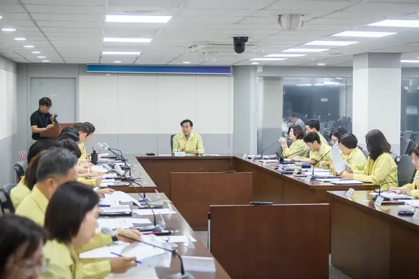 서해구, 석남동 쿠팡 물류센터 화재 수습 본격화…재난안전대책본부 회의 개최