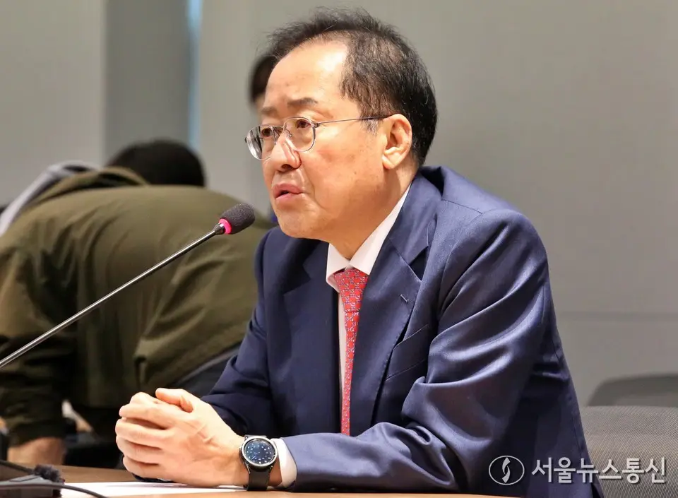 홍준표 "조정식 의장 발언, 경솔하고 잘못됐다…128조 2항 숙지 못해"
