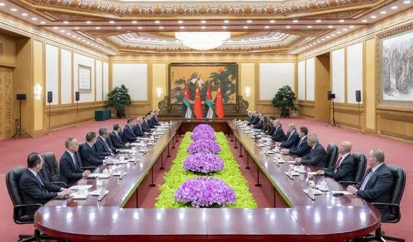 [시진핑 타임·사진] 中 시진핑, 압둘라 2세 요르단 국왕과 회담