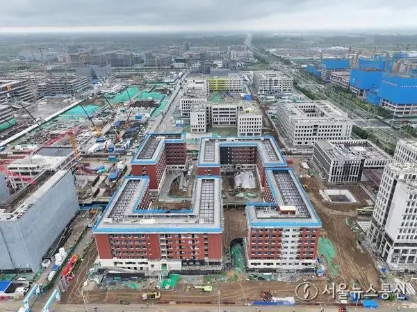 [사진] 中 베이징과학기술대학 슝안캠퍼스 건설 '착착' 진행