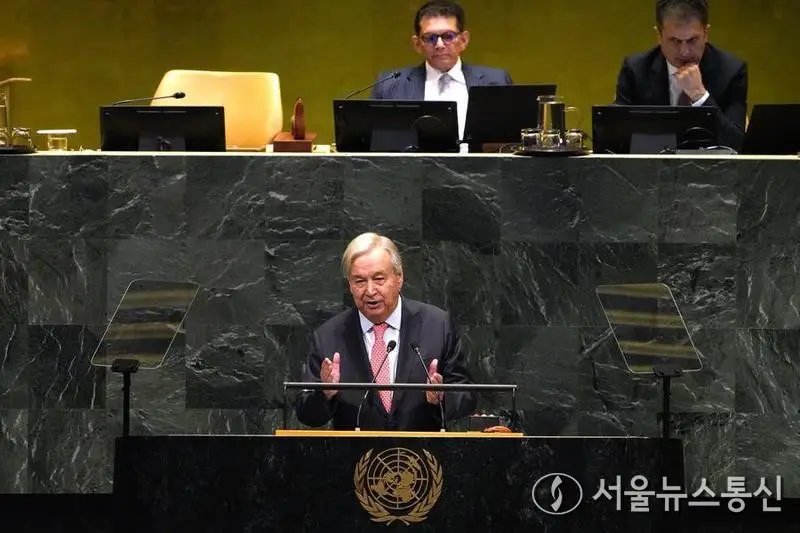 UN 사무총장 "세계 분열 막으려면 '연계된 다극화' 가야… 강대국, 권력 한계 인정해야"