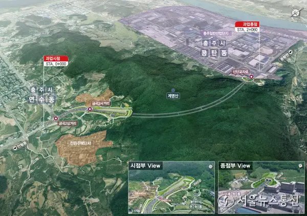 충주시, 도심~산단 잇는 핵심 간선도로 ‘연수터널’ 30일 착공